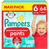 Pampers Couches culottes Premium Protection Pants taille 6 15 kg+ maxi pack 1x64 pièces