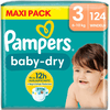 Pampers Baby-Dry bleer, størrelse 3, 6-10 kg, maxipakke (1 x 124 bleer)