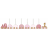 JaBaDaBaDo Train d'anniversaire avec porte-bougies, rose