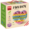 Bioblo FUN BOX Pastel Mix - 200 rakennuspalikkaa 5 eri värissä.