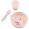 Done by Deer™ Geschirr-Set Foodie First meal Playground rosa