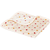 atmosphera Plaid enfant flanelle Amour beige 75x100 cm