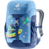 deuter Barneryggsekk med kosebamse wave-nightblue