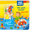 Ravensburger ministeps Mein erstes Magnetbuch:Wer spielt womit? Meine Welt