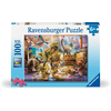 Ravensburger Puzzle z dinozaurami w pokoju dziecięcym