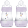 MAM Butelka dla niemowląt Easy Start Anti-Colic matt 2x 160 ml od 0 miesięcy, płowa