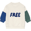 LÄSSIG Kinder Pullover Little Gang Free Weiß