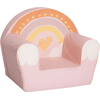 knorr toys® Fauteuil enfant mousse arc-en-ciel