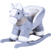 knorr toys® Cavallo a dondolo, grigio