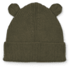 LIEWOOD Gorro de punto Gina con orejas de oso marrón militar 