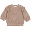 Feetje Frottee Sweatshirt Little Rosebud Taupe Melange