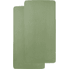 Meyco Olive Green Jersey hoeslaken 70 x 140cm