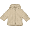 BLUE SEVEN Teddyjacke mit Kapuze - Beige