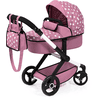 bayer Design Cochecito de muñeca combi Xeo, rosa oscuro