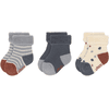 LÄSSIG Calcetines de bebé 3-pack Tiny Farmer Azul