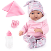 bayer Design Muñeca Reborn 38 cm, rosa