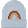 LÄSSIG Kinder Beanie Mütze Little Gang Regenbogen hellblau