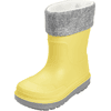 Playshoes Botas de lluvia con forro amarillo