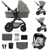 Kinderkraft Kombikinderwagen 3in1 MOOV 2 Air Light Grey