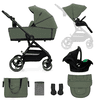 Kinderkraft Kinderwagen YOXI 3in1 Mystic Green