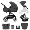 Kinderkraft Kinderwagen YOXI 3in1 Moonlight Grey