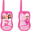 LEXIBOOK Barbie walkie-talkies de hasta 200 metros de alcance con clip para el cinturón