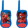 LEXIBOOK Walkie-talkie Spider-Man o zasięgu do 200 metrów z klipsem do paska