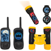 LEXIBOOK Batman Abenteuerset mit 2  Walkie-Talkies bis zu 120m, Fernglas, Taschenlampe und Kompass