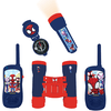 LEXIBOOK Friends Set Spidey &amp; adventure con 2 walkie-talkie fino a 120 m, binocolo, torcia e bussola