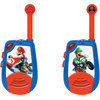 LEXIBOOK Mario Kart walkie-talkie fino a 2 km di portata con funzione luce Morse e clip da cintura