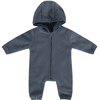 JACKY MIX & MATCH fleece overall met capuchon donkerblauw 