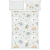 babybest® Flanell-Bettwäsche Elephants 100 x 135 cm