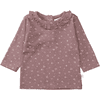 STACCATO Shirt soft plum gemustert 