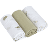 LÄSSIG Ściereczki muślinowe Swaddle & Burp 3-pack M Happy Furits Pear