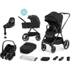 Kinderkraft Kinderwagen NEA 2in1 midgnight, incl. Maxi Cosi Autostoel Pebble S Tonal en Base FamilyFix S