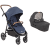 Joie Mytrax Pro Blueberry kinderwagen inclusief Ramble XL Shale baby-autozitje