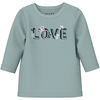 name it Nbfvubie Camiseta de manga larga Gris Niebla