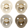 BIBS® Schnuller Colour 4 Stk. 0-6 Monate in Ivory, Sand, Vanilla, Dark Oak