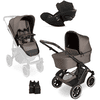 ABC DESIGN i-Size Black Salsa 4 Air Pine collection 2024 klapvogn inkl. cybex GOLD Cloud G babyautostol Plus Moon Plus og adapter