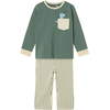 name it Nmmrade Dark 2-delt pyjamas Forest 