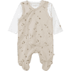 STACCATO romper+shirt taupe gedessineerd 