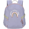 LÄSSIG Backpack Outdoor Klein , Regenboog Pastel Lila