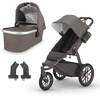 UPPAbaby Sportwagen inklusive Babywanne Ridge Theo Dark Taupe und Adapter