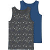 name it Tank Top 2er Pack Forged Iron