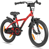 PROMETHEUS BICYCLES® Kinderfahrrad 18 Zoll rot-schwarz