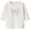 name it Nbfbabia Cloud Dancer shirt met lange mouwen