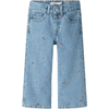 name it Light Szerokie dżinsy Nmfrose Blue Denim