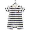 BLUE SEVEN Polospeler uit White 