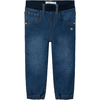 name it Okrągłe jeansy Nmfbella Dark Blue Denim