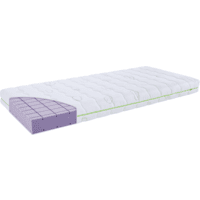 TiCAA Letto singolo Jasmin 100 x 200 cm pino bianco 